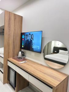 Kuchyň nebo kuchyňský kout v ubytování Art Rooms + 14 fotografií