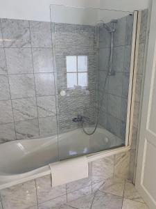 Ένα μπάνιο στο Salzburg-Altstadt-Apartement +3 φωτογραφίες