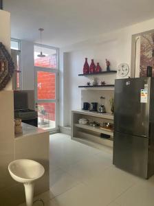 Η κουζίνα ή μικρή κουζίνα στο Departamento Amoblado