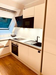 Kuchyň nebo kuchyňský kout v ubytování SeeLoft Nordhorn + 50 fotografií