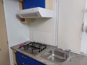 Kuchyň nebo kuchyňský kout v ubytování agricampeggio Sivillage