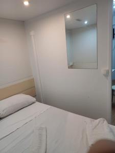 Postel nebo postele na pokoji v ubytování agricampeggio Sivillage