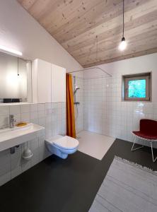 Koupelna v ubytování Haus Seewiese
