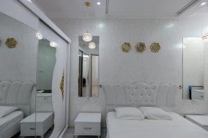 Voodi või voodid majutusasutuse 1BR Apt in the center of Batumi toas