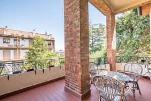 Balkón nebo terasa v ubytování MARIA HOLIDAY HOMES La Pineta di Sinalunga