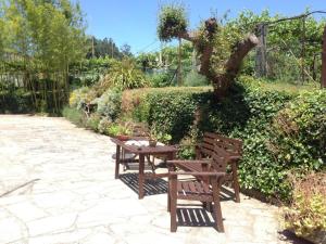 Κήπος έξω από το Casa rural con encanto +7 φωτογραφίες