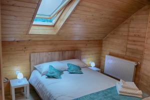 Postel nebo postele na pokoji v ubytování Casa Camelia