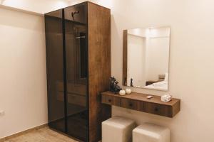 Koupelna v ubytování Signature Stays Breezy Modern Apt + 30 fotografií
