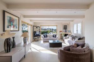 Χώρος καθιστικού στο Luxurious Private 6-bed villa with Pool Mougins