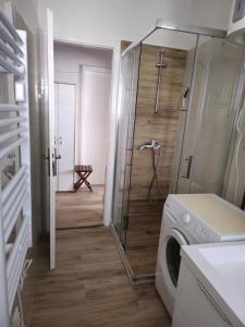 Koupelna v ubytování Two bedroom Apartment Libertas