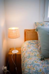 Letto o letti in una camera di Maisonnette vue mer au Pradet