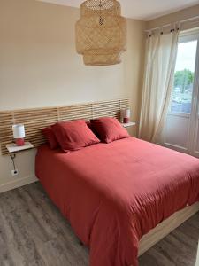 Postel nebo postele na pokoji v ubytování Appartement charmant