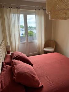 Postel nebo postele na pokoji v ubytování Appartement charmant