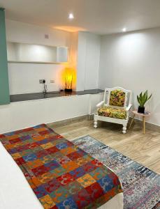 Posezení v ubytování Petti Fleur Apartment
