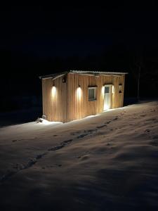 Glamping Chatka Podlesí v zimě