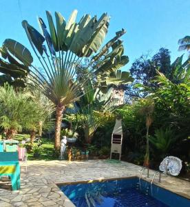 Πισίνα στο ή κοντά στο Recanto Taquaral Ubatuba