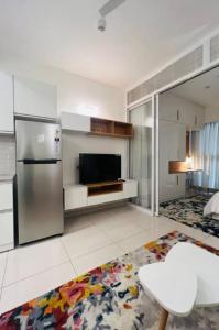 Una cocina o cocineta en Cozy 1 bhk near Aster Hospital