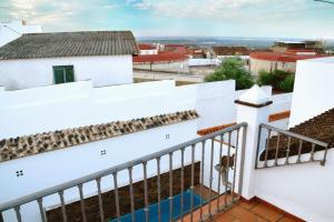 a view from the balcony of a house at Casa Rural MIRASIERRA in Hornachuelos