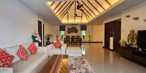 Χώρος καθιστικού στο JJ Queen Villa and Spa Kohyaonoi