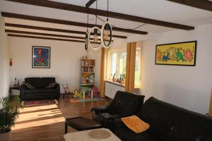 Posezení v ubytování Ferienwohnung Andreas Krysta