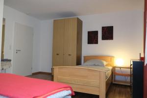 Postel nebo postele na pokoji v ubytování Ferienwohnung Andreas Krysta