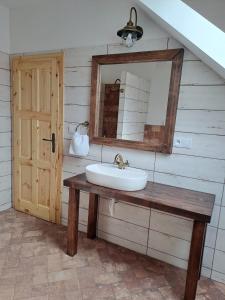 Koupelna v ubytování Pension Na Statku- Kočičí apartmán