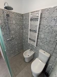 Koupelna v ubytování Il Glicine