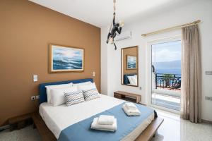 Postel nebo postele na pokoji v ubytování Ocean Apartment