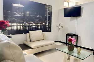 TV a/nebo společenská místnost v ubytování Encantador apartamento diseñado para ti!