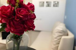 Posezení v ubytování Encantador apartamento diseñado para ti!