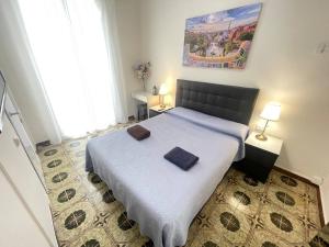 Cama o camas de una habitación en Apartamiento Diputacion
