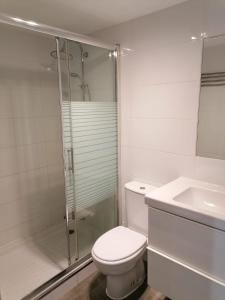 Et badeværelse på Appartamento Puerta del Sol