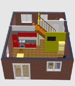 Půdorys ubytování Ferienhaus Dorfruhe