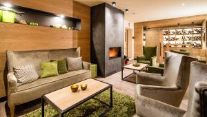 Posezení v ubytování Aktiv Hotel Edelweiss