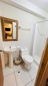 Kopalnica v nastanitvi intikilla hostal
