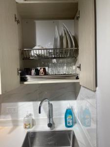 Dapur atau dapur kecil di Apartamento laureles estadio 203