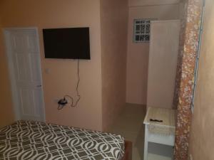TV a/nebo společenská místnost v ubytování Maggie's Suites