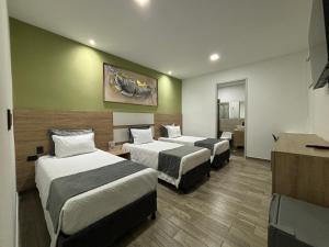 Voodi või voodid majutusasutuse M A Hotel toas
