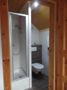 Ett badrum på Jakobs Hütte