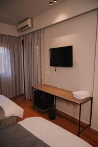 TV a/nebo společenská místnost v ubytování Hotel Ehden