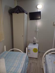 Postel nebo postele na pokoji v ubytování agricampeggio Sivillage