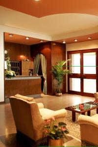 A seating area at Hotel Astoria