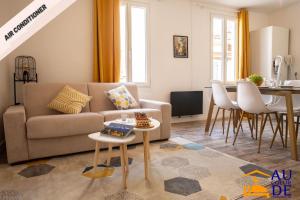 Χώρος καθιστικού στο Au coeur de Perpignan