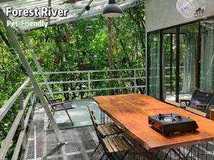 Balkón nebo terasa v ubytování Gibbon Retreat Bentong