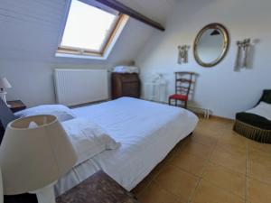 Postel nebo postele na pokoji v ubytování Domaine Le Translon