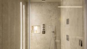 A bathroom at Mastrojanni Relais