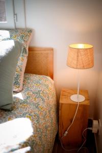 Letto o letti in una camera di Maisonnette vue mer au Pradet