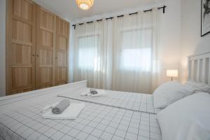 Кровать или кровати в номере Apartmet Jadran