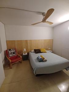 Postel nebo postele na pokoji v ubytování Travertí de Banyoles