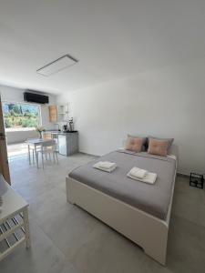 Postel nebo postele na pokoji v ubytování Panoramica Via Villa